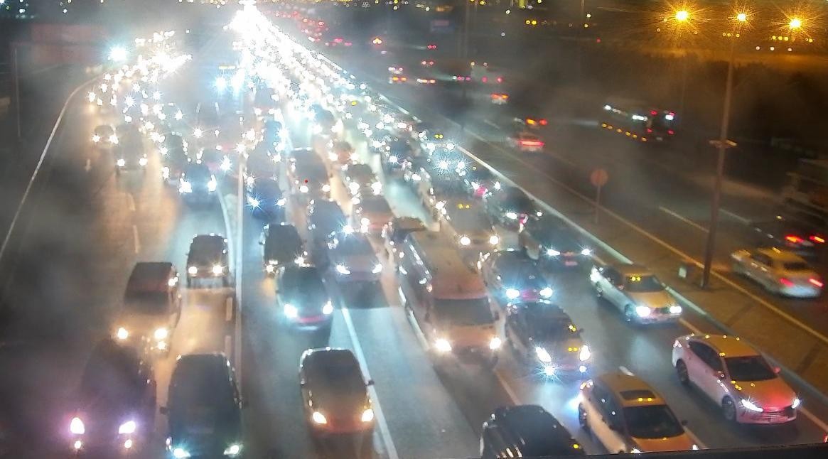 Sabunçuda qəza sıxlığa səbəb oldu - FOTO